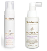 Hairdreams Stop & Grow Set mit Concentrate (100 ml) & Volumeup Shampoo Mousse (200 ml) – gegen Haarausfall & für volleres Haar