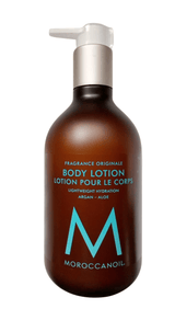 Moroccanoil Body Lotion – feuchtigkeitsspendende Körperpflege mit Arganöl, erhältlich in drei Duftvarianten: Fragrance Originale, Soleil de Tanger & Dahlia Rouge (360 ml Flakon)