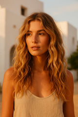 ibizahair symbolbild im portrait mit lässigen Beachwaves