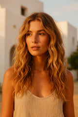 ibizahair symbolbild im portrait mit lässigen Beachwaves