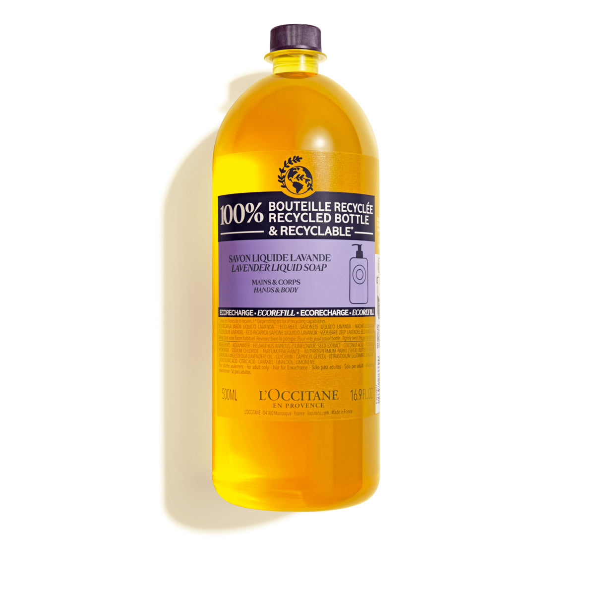 L’Occitane Shea Lavendel Flüssigseife Nachfüllpackung 500 ml