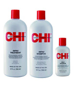 CHI Infra large SET Shampoing 946 ml + Traitement 946 ml + Infusion de soie 177 ml