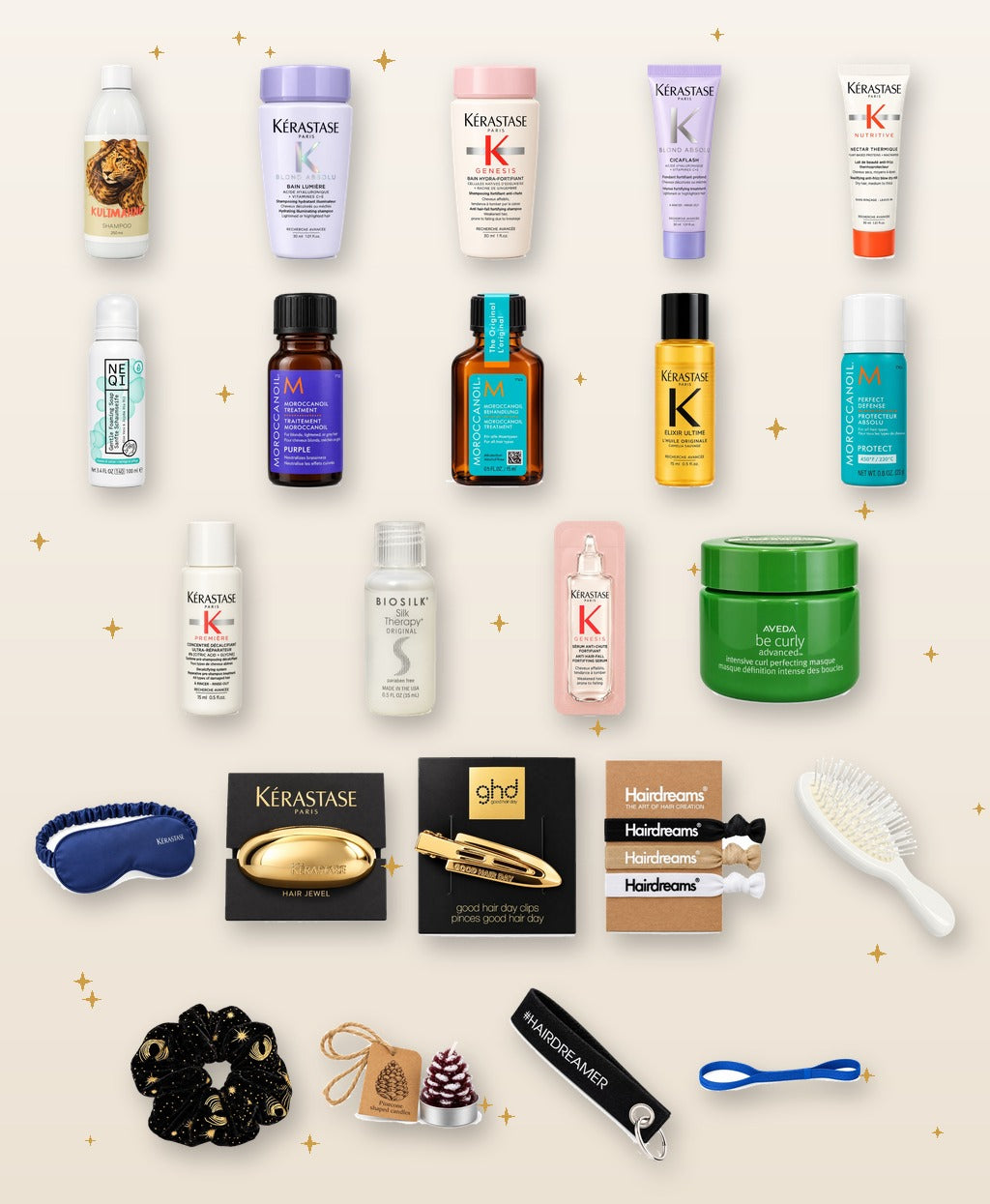 Inhalt des Matuschka Adventskalenders – Haarpflege und Accessoires im Überblick