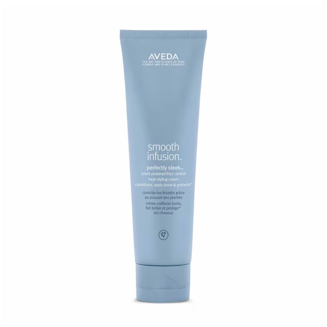 Aveda Smooth Infusion Perfectly Sleek Heat Styling Cream – vegane Hitzeschutz-Creme gegen Frizz
