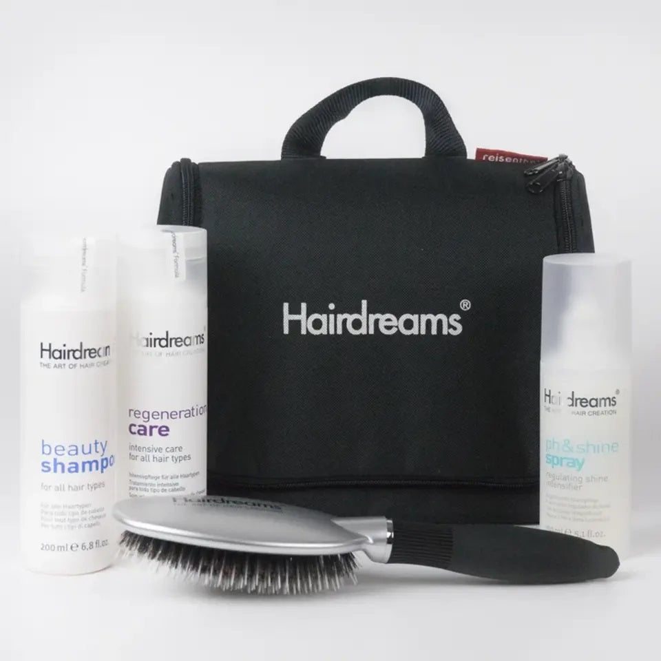 Hairdreams Haarpflege HomeCare Set Deluxe – exklusives Pflege-Set für gesundes, glänzendes und kräftiges Haar, ideal für die Anwendung zu Hause