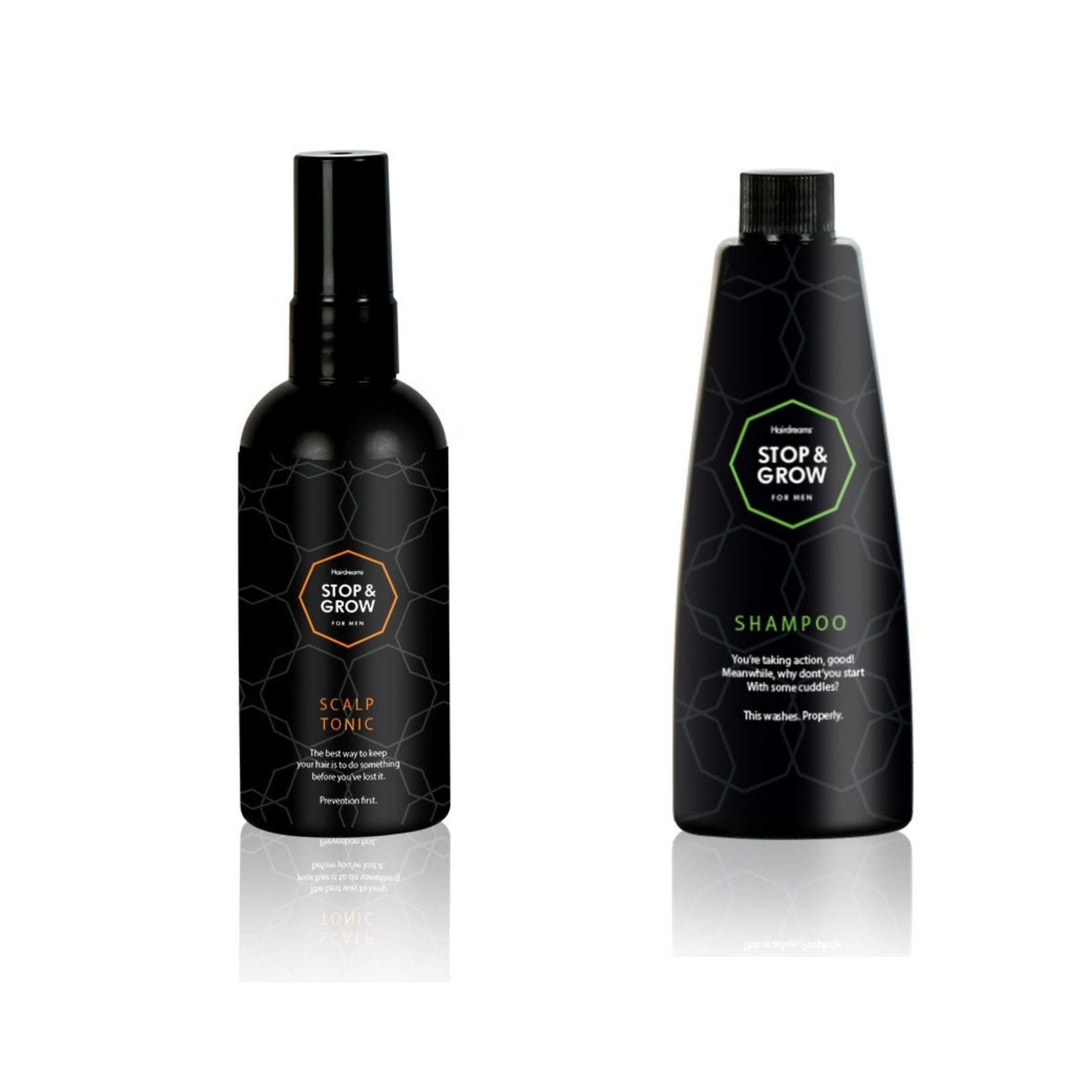 Hairdreams Stop and Grow Men Set Small Shampoo und Tonic gegen Haarausfall für Männer