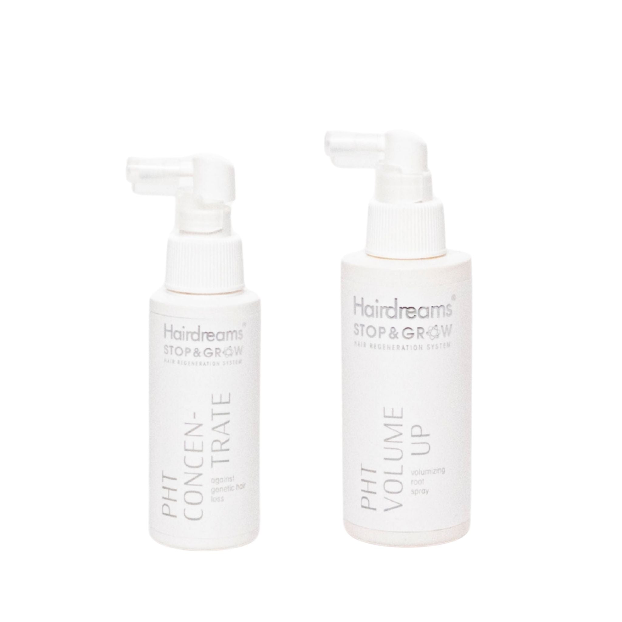 Hairdreams Stop & Grow Set mit Concentrate und VolumeUp – effektive Haarwachstumsbehandlung für dünner werdendes Haar, stimuliert Haarwurzeln, reduziert Haarausfall und sorgt für mehr Volumen – professionelle Haarpflege gegen Haarausfall.
