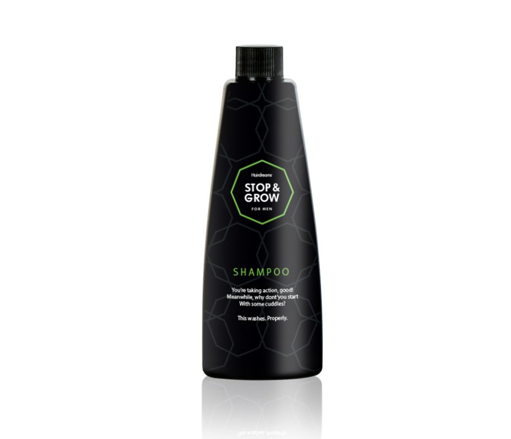 Shampooing Hairdreams Stop &amp; Grow MEN - la solution contre la chute des cheveux 