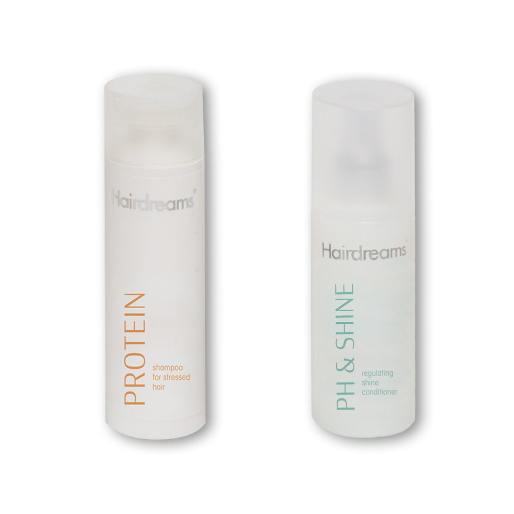 Hairdreams Protein Shampoo 200 ml + ph & shine Spray 150 ml