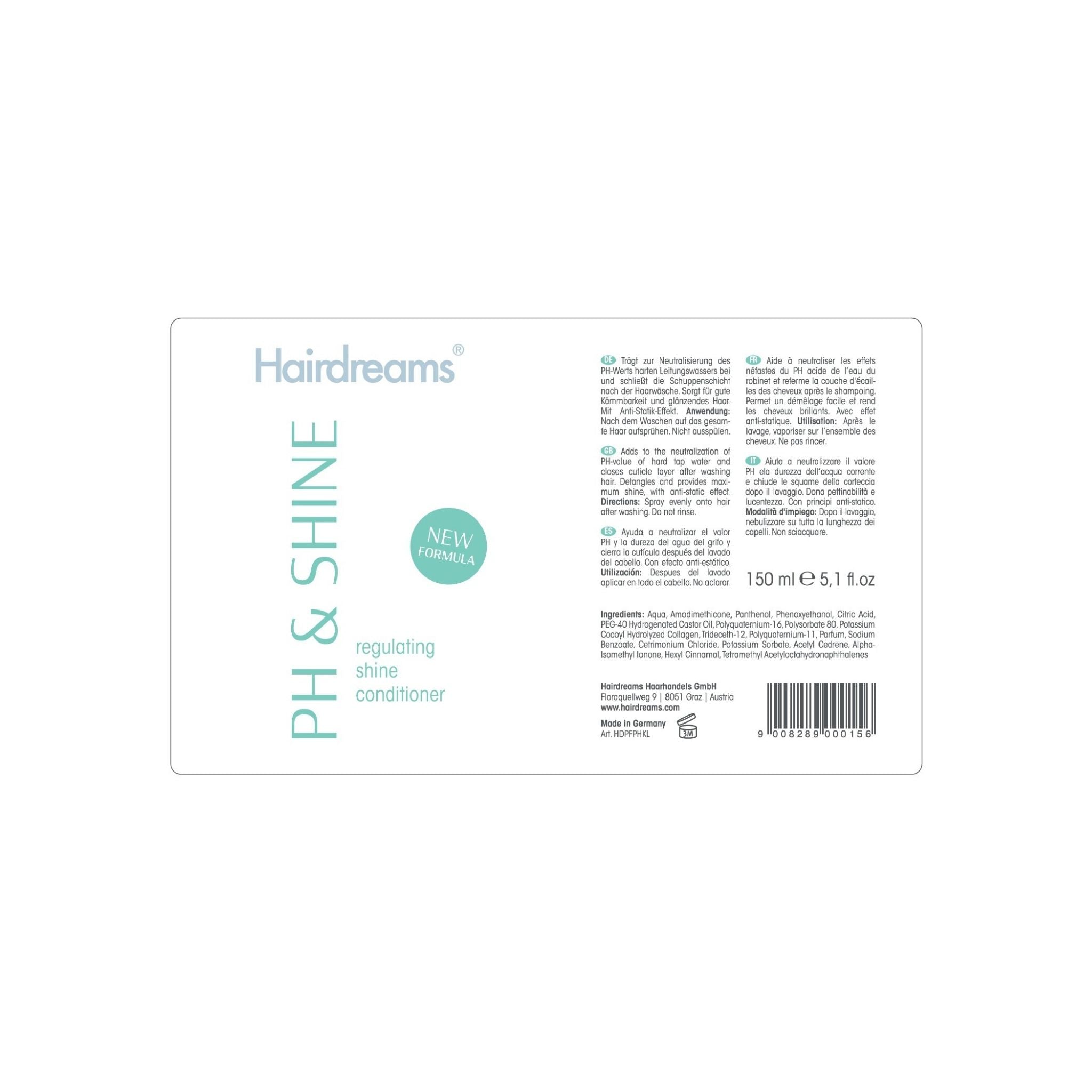 Hairdreams ph & shine Spray inchi
