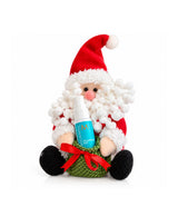 Weihnachtsmann mit moroccanoil voluminizieng mist