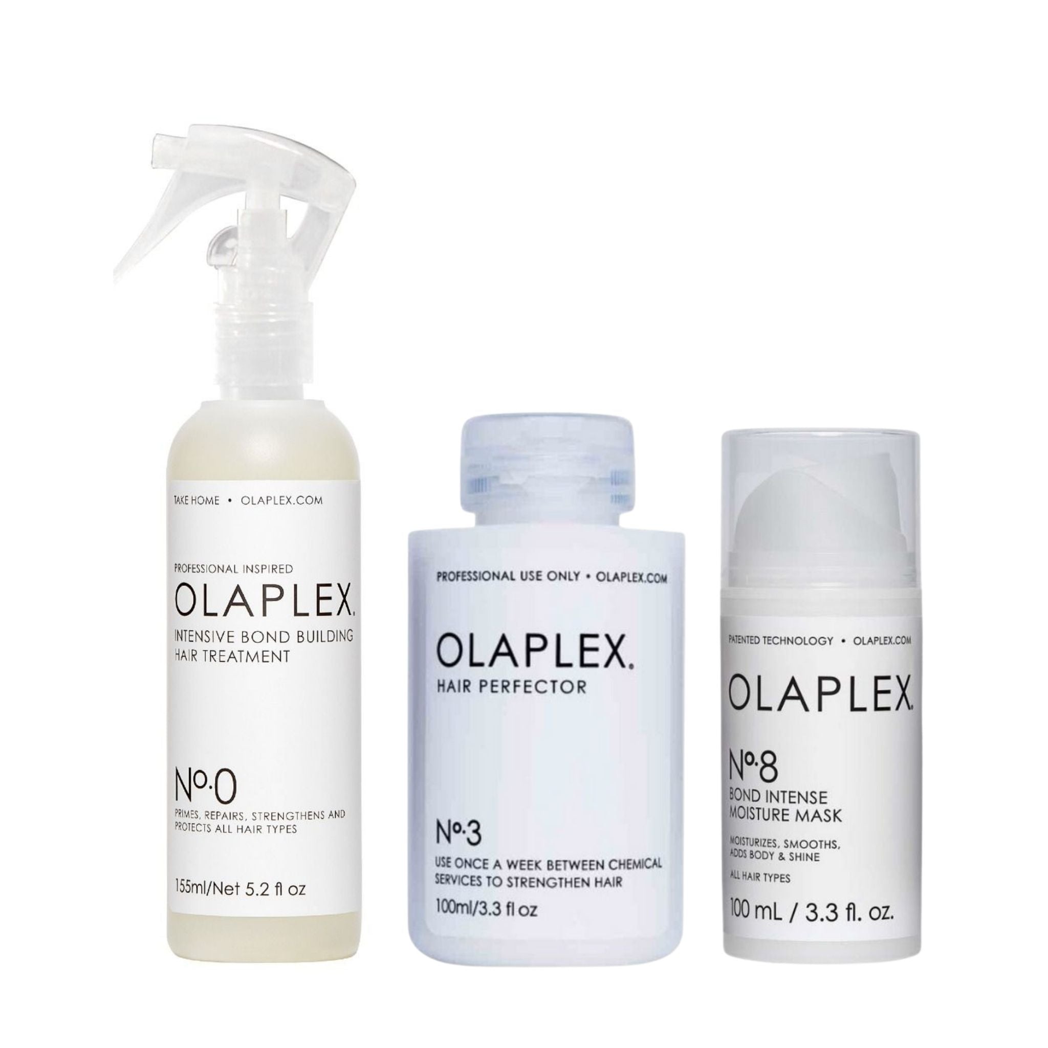 Olaplex Pflegeset No. 0 + 3 + 8 intensive Pflege