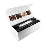  CHI Lava AirGlam – leistungsstarkes Föhn- und Styling-Tool mit Lavatechnologie, rot-schwarzes Design, ergonomischer Griff und verschiedene Aufsätze für schonendes und professionelles Haarstyling.