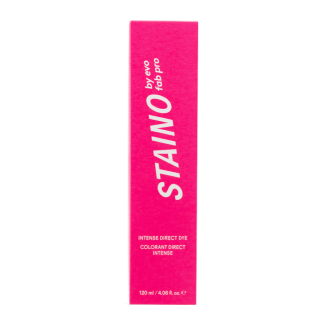 evo Staino Flamingo – intensive Direktfarbe in leuchtendem Flamingo-Rosa mit hohem Pigmentanteil für auffällige, langanhaltende Farbe und brillanten Glanz