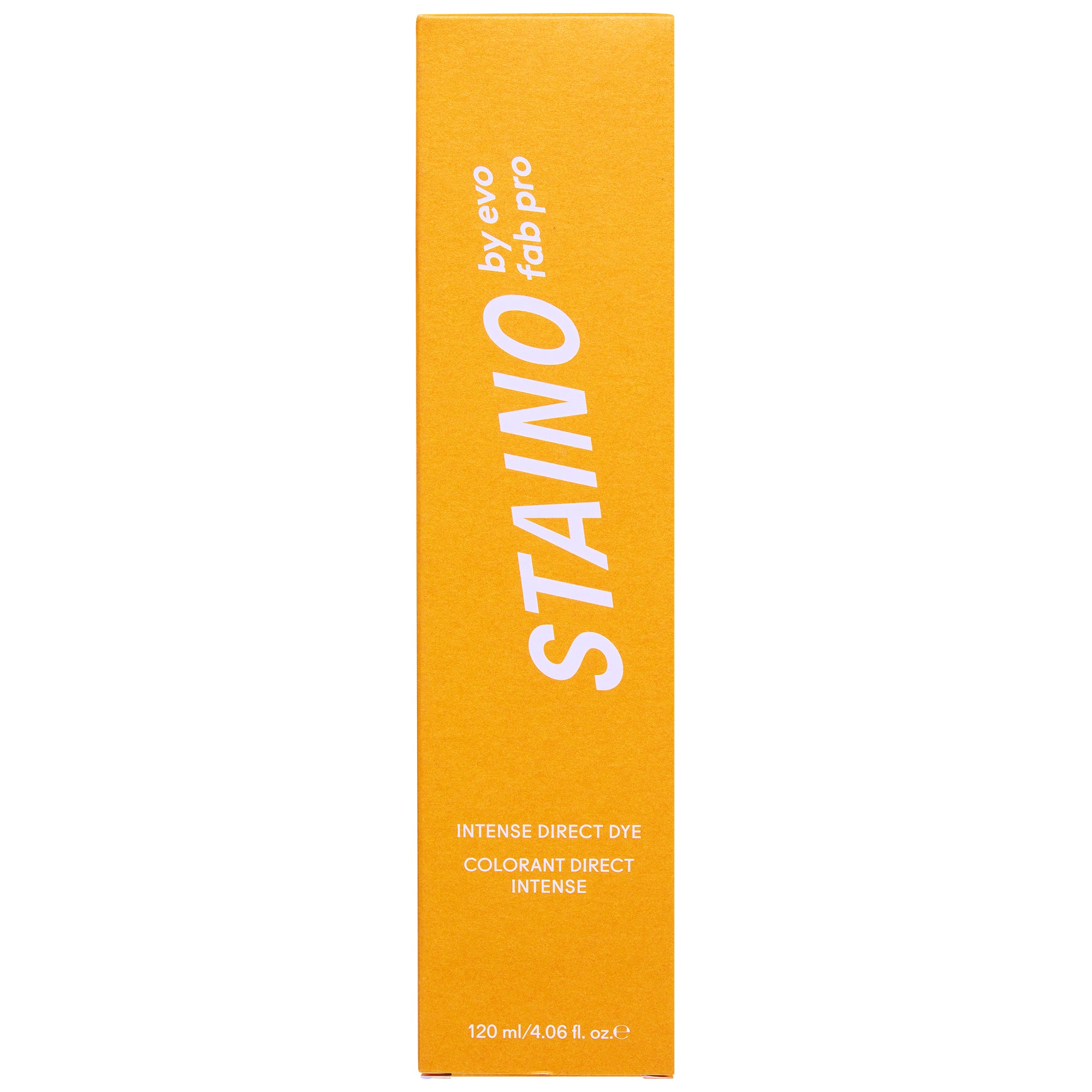 evo Staino Tangerine – intensive Direktfarbe in leuchtendem Orange-Ton, semi-permanent mit hohem Pigmentanteil für langanhaltende, brillante Farbe und gepflegtes Haar