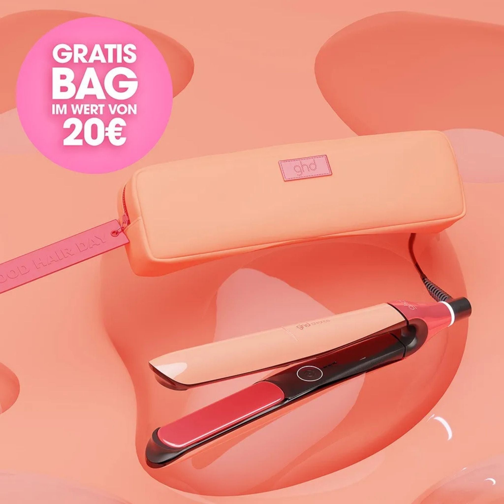 Günstiges Angebot mit Gratistasche von ghd chronos™ Sunkissed Peach Glättseisen limitiert