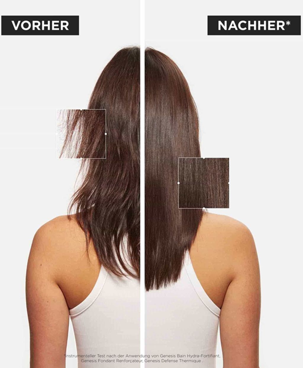 Kérastase Mini Iconics Trio Set mit drei Haarpflege-Produkten in Reisegröße vorher nachher