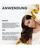 Kérastase Mini Iconics Trio Set mit drei Haarpflege-Produkten in Reisegröße Anwendung