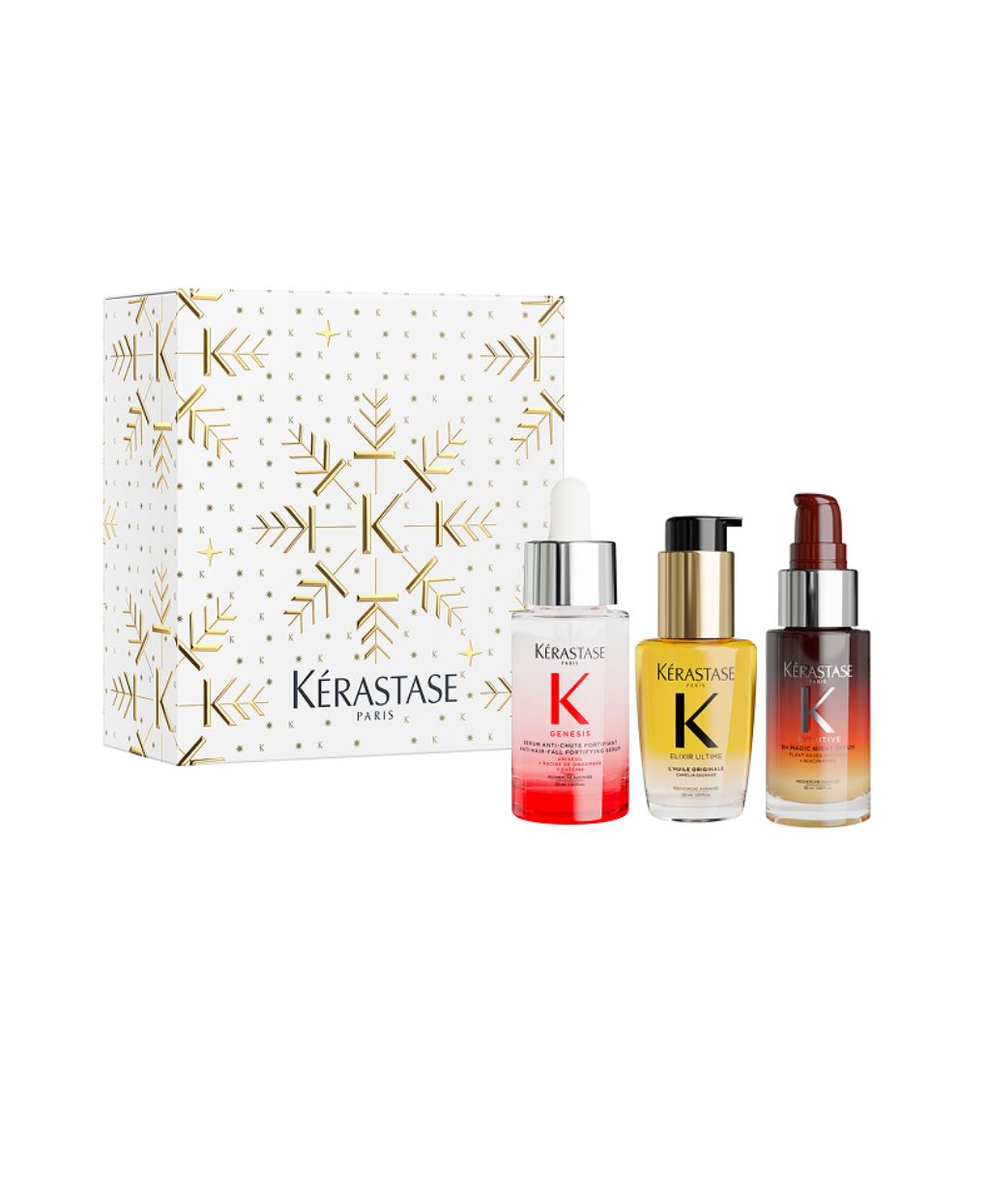 Kérastase Mini Iconics Trio Set mit drei Haarpflege-Produkten in Reisegröße