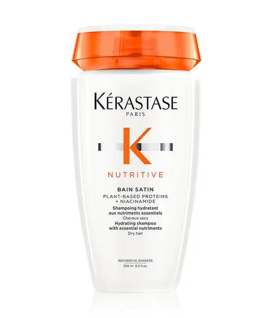 Kérastase Nutritive Bain Satin Riche Shampoo 250 ml – pflegendes Shampoo für sehr trockenes, strapaziertes Haar.