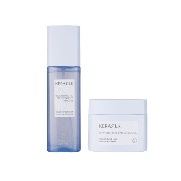 Kerasilk STRENGTHENING SET Liquid Cuticle Filler 125ml + Kräftigende Maske 200ml