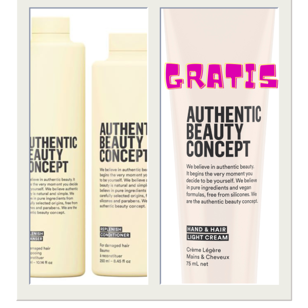 Authentic Beauty Concept Xmas Replenish Set + Hand/Hair creme gratis