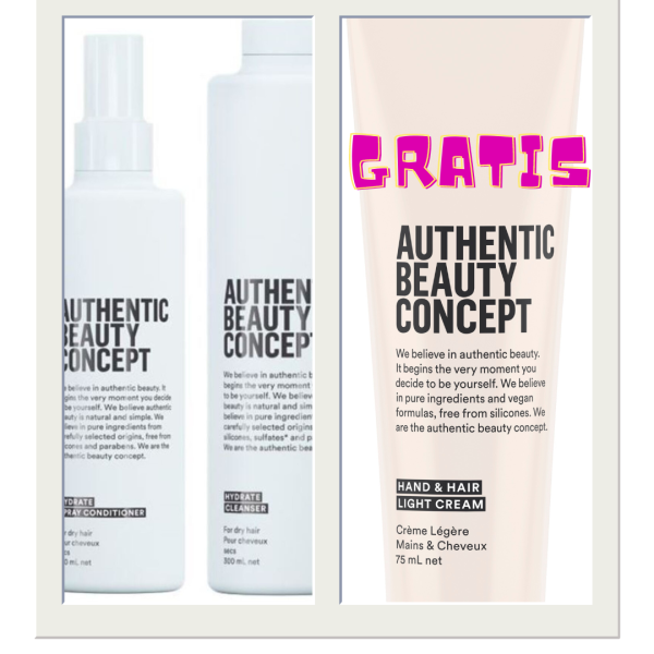 Authentic Beauty Concept Xmas Hydrate Set + Hand/Hair creme gratis