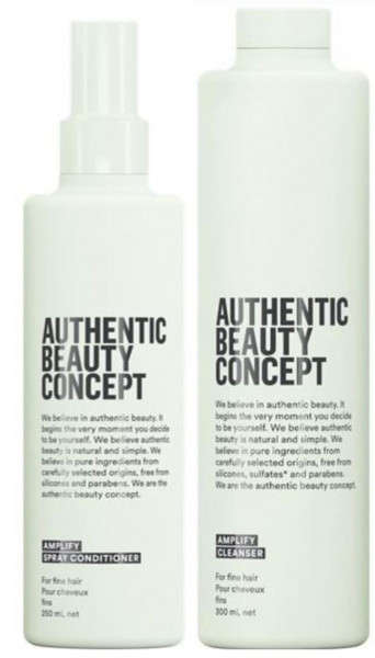 Authentic Beauty Concept AMPLIFY SET Cleanser + Spray Conditioner