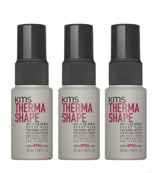 KMS Thermashape Hot Flex Spray 3x 25ml ( = 75 ml)