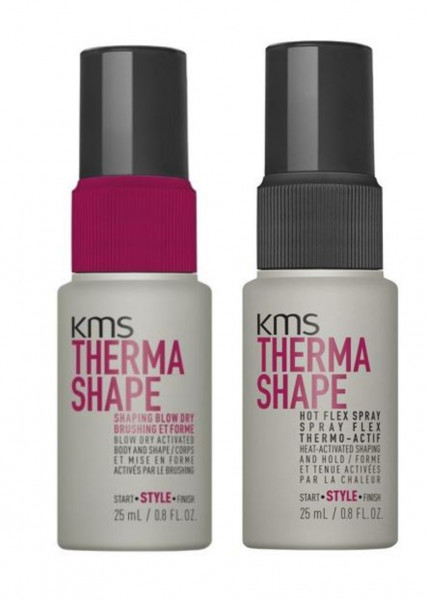 Kms Thermashape Shaping Blow Dry 25 ml + Thermashape Hot Flex Spray 25 ml