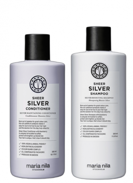 Maria Nila Sheer Silver SET Shampoo 350 ml + Conditioner 300 ml