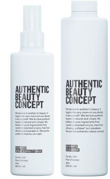 Authentic Beauty Concept HYDRATE SET Cleanser + Spray Conditioner