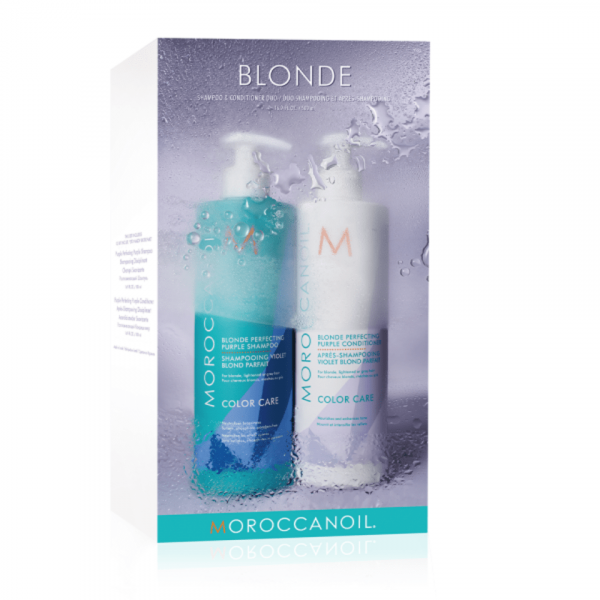 Moroccanoil Blonde Perfecting Purple Duo Pack Shampoo 500 ml + Conditioner 500 ml
