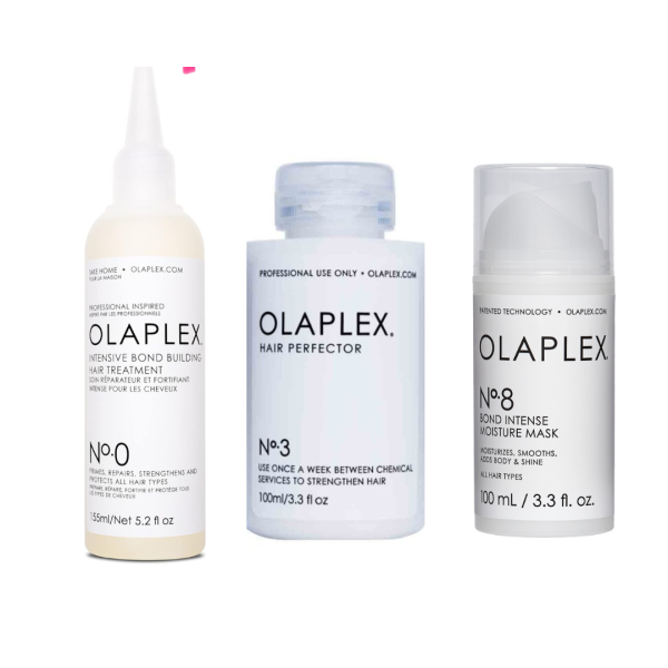 Olaplex -Pflegeset No. 3 Hair Perfector + No. 0 + No. 8