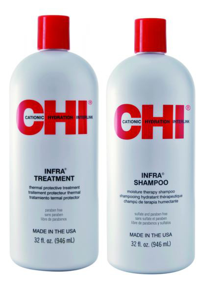 CHI Infra großes SET Shampoo 946 ml + Treatment 946 ml