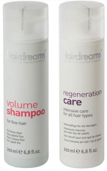 Hairdreams Volume Shampoo 200 ml + Regeneration Care Pflege 200 ml