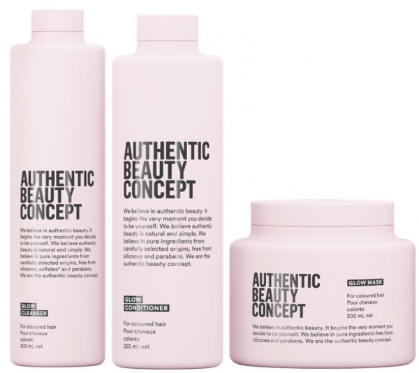 Authentic Beauty Concept GLOW SET Cleanser + Conditioner + Mask