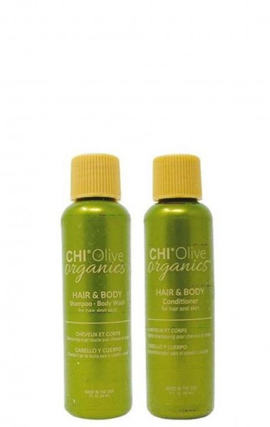 CHI Olive Organics Reiseset Shampoo 30 ml+ Conditioner 30 ml