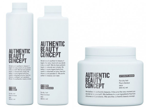 Authentic Beauty Concept HYDRATE SET Cleanser + Conditioner + Maske